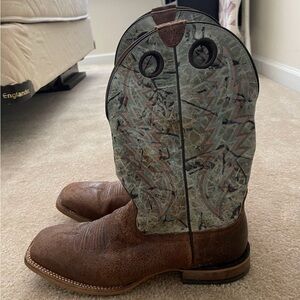 Ariat Brown and Gray Western Boots